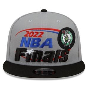 Boston Celtics New Era 9Fifty 2022 NBA Finals Snapback Hat Cap Patch Logo